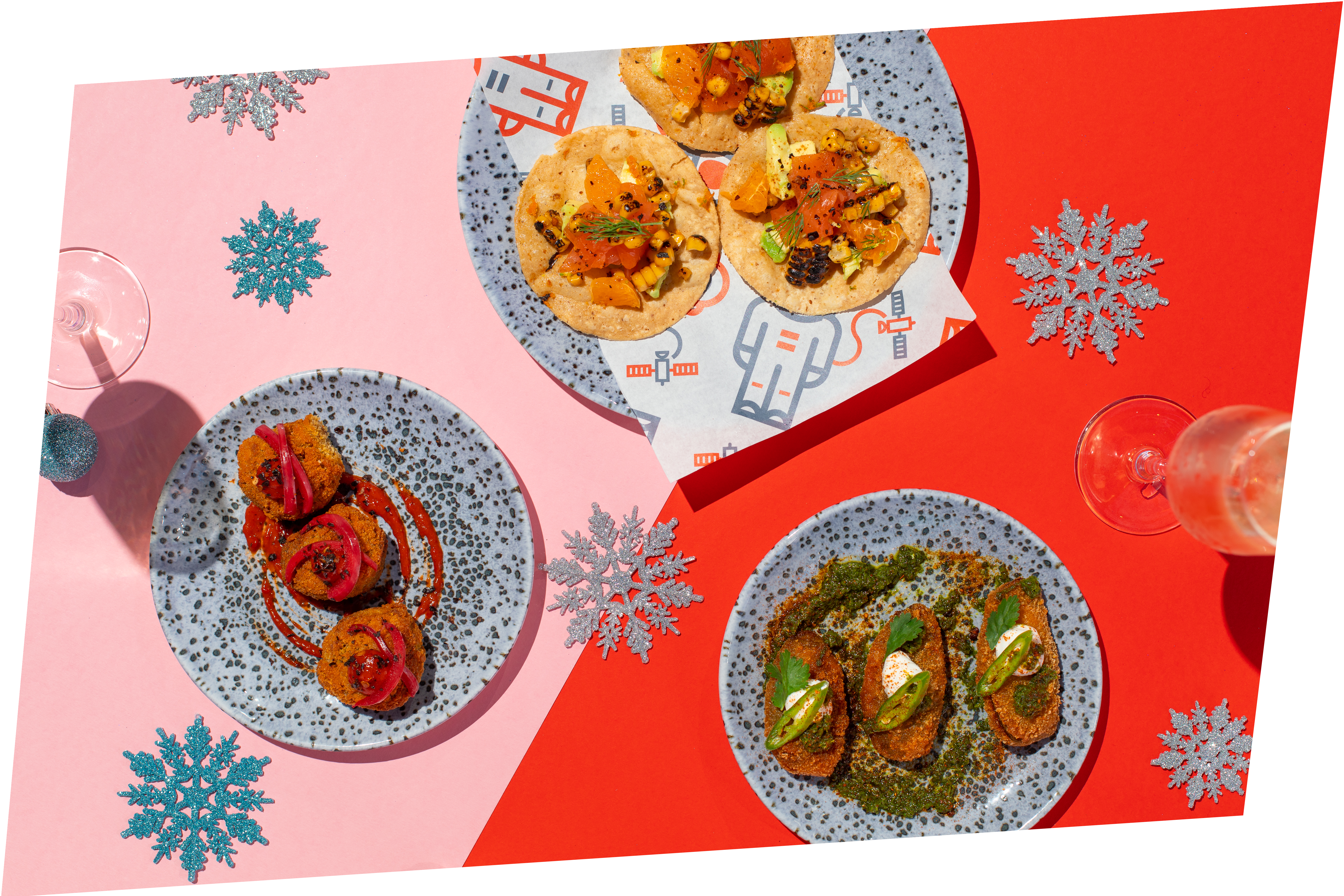 VEGA festive menu dishes