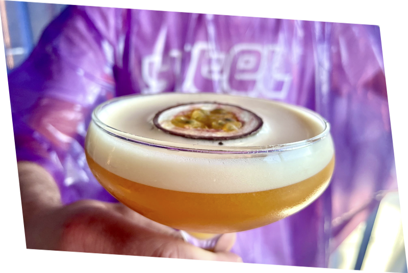 Poncho star martini - right slant